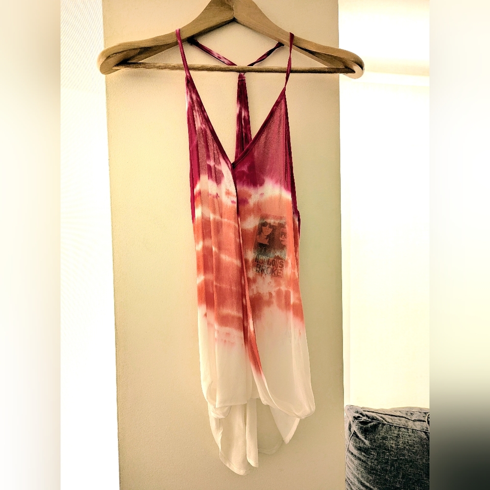 Young Fabulous & Broke Pink and Orange Top